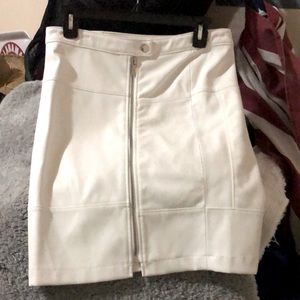 Faux Leather miniSkirt NWT